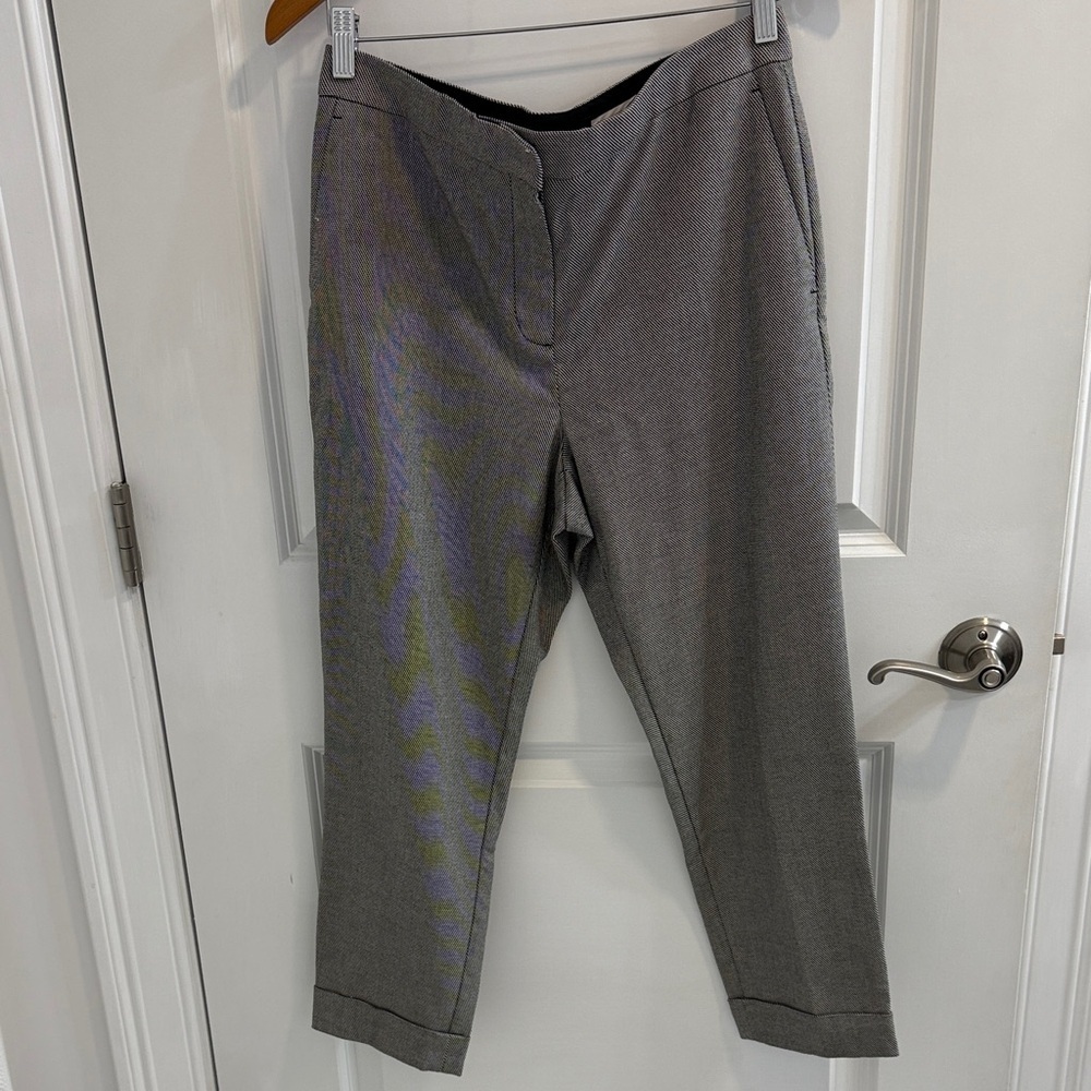 Black/Cream Tailored Pants